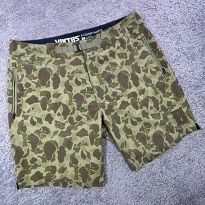 Viktos O-Course Shorts Mens 38' (tag 36) Green Frogskin Camo Tactical Activewear